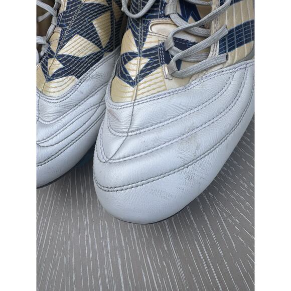 Addidas Predator Cleats Size 13 US White Blue And Yellow No Box main image 8